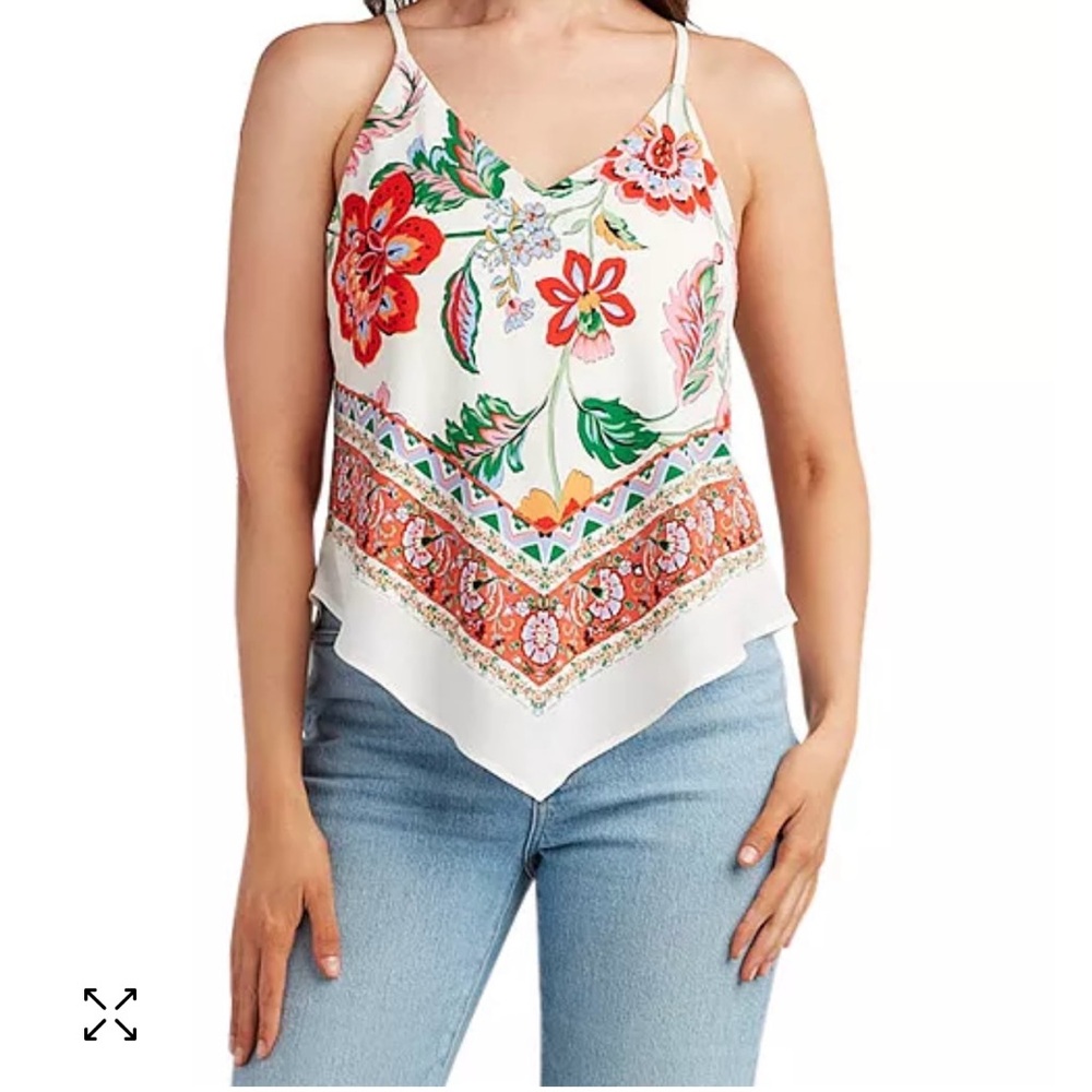 Floral Two-Piece Set – Top & Wide-Leg Pants